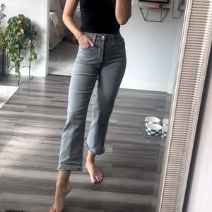 Levi’s ribcage straight ankle